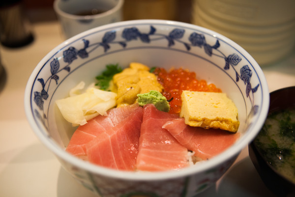 Sushi for breakfast