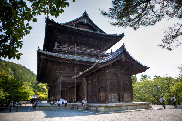 Sanmon (main gate) at Nanzen-ji (we went up onto the second floor)