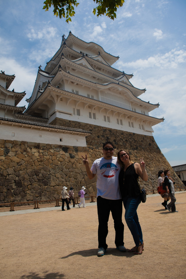 We survived all the stairs in Himeji Castle