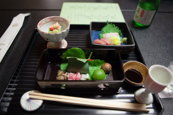 Kaiseki dinner at the Ryokan