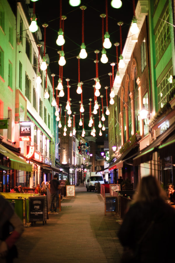 Some evening shots of Carnaby St. area